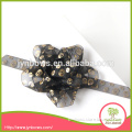 Fashion black Organza/Sheer Ribbon Bow For Hair Decoration